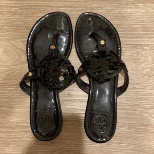 Tory Burch Patent Leather Miller Sandal
